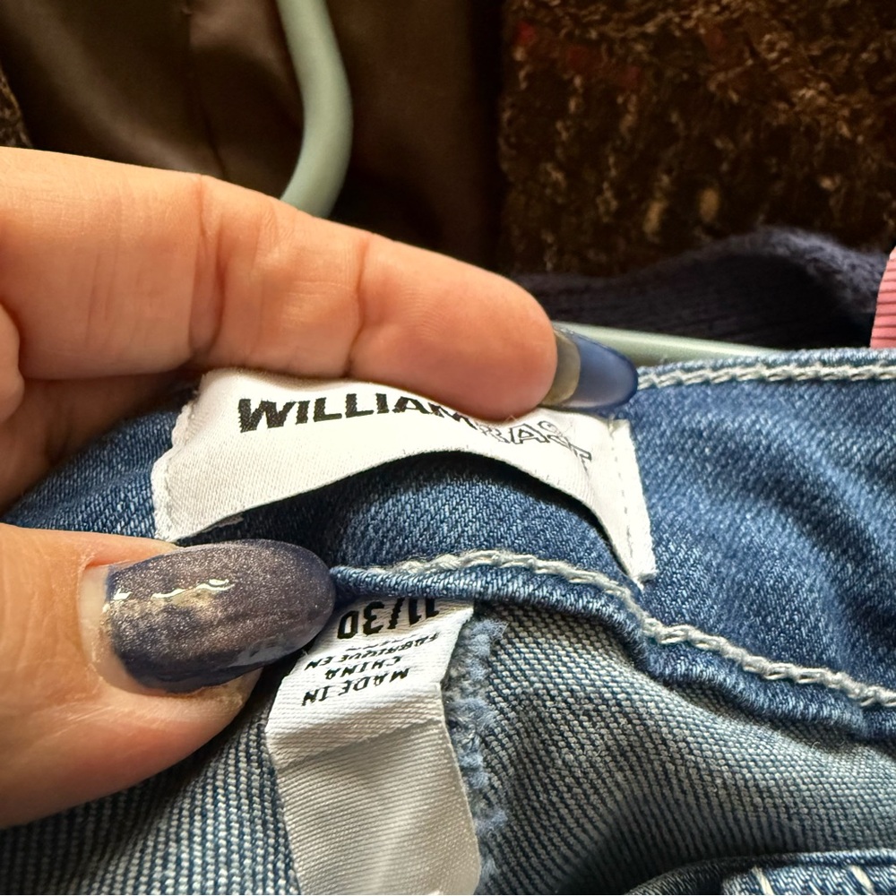 William Rast Miss Me Light Blue Embroidered Flawless Flare Jeans - Picture 8 of 8